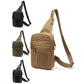 🎒 Bolso Cruzado Multifuncional Impermeable para Exteriores – Ligero, Cómodo y Versátil