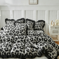 🐆 ¡50% DE DESCUENTO AHORA! 🛏️ Juego de Funda Nórdica Estampado Leopardo con Volantes – Tela Suave, Detalles Elegantes y Diseño Atrevido – Perfecto para una Renovación Acogedora del Dormitorio ✨