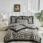 🐆 ¡50% DE DESCUENTO AHORA! 🛏️ Juego de Funda Nórdica Estampado Leopardo con Volantes – Tela Suave, Detalles Elegantes y Diseño Atrevido – Perfecto para una Renovación Acogedora del Dormitorio ✨
