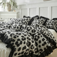 🐆 ¡50% DE DESCUENTO AHORA! 🛏️ Juego de Funda Nórdica Estampado Leopardo con Volantes – Tela Suave, Detalles Elegantes y Diseño Atrevido – Perfecto para una Renovación Acogedora del Dormitorio ✨