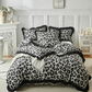 🐆 ¡50% DE DESCUENTO AHORA! 🛏️ Juego de Funda Nórdica Estampado Leopardo con Volantes – Tela Suave, Detalles Elegantes y Diseño Atrevido – Perfecto para una Renovación Acogedora del Dormitorio ✨