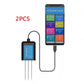Medidor de Suelo USB 7 en 1 con App – Temperatura, Humedad, pH y Nutrientes en Tiempo Real