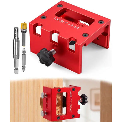 🔧✨ Kit Guía de Fresado para Cerraduras de Puertas de Madera – 3 Profundidades 1-3mm, Compatible 1-3/8" & 1-3/4", Fresados Limpios y Precisos – Bricolaje 🛠️