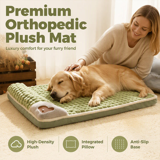 🛏️ Colchón de Dormir para Mascotas de Felpa Premium ☁️