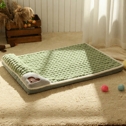 🛏️ Colchón de Dormir para Mascotas de Felpa Premium ☁️