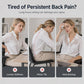 🪑 Cojín de Asiento Ergonómico de Espuma Viscoelástica con Soporte Lumbar – Comodidad Todo el Día, Perfecto para Oficina, Coche y Hogar ✨