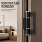 🚪 ¡50% de descuento! Bisagras hidráulicas para puerta con cierre amortiguado · Set de 2 uds