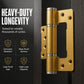 🚪 ¡50% de descuento! Bisagras hidráulicas para puerta con cierre amortiguado · Set de 2 uds