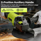⚡ Amoladora Angular SEESE 5" 8A – 6 Velocidades Variables, 11000 RPM 🛠️ 🔧 Incluye Discos de Corte, Disco Lamé y Mango Auxiliar 💪 Perfecta para Cortar, Esmerilar, Pulir y Eliminar Óxido