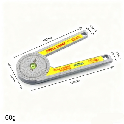 📐 ¡50% DESCUENTO! 🔧 Transportador para Sierra de Inglete de 7" – Preciso, Resistente y Fácil de Leer – Perfecto para Cortes en Ángulo y Proyectos de Bricolaje 🪚