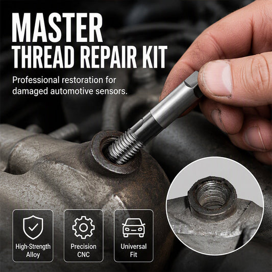 🔧 Oferta 2026 — ¡Más de 23.400 Vendidos! 🔩 Herramienta de Reparación de Rosca de Tubo de Escape y Sensor de Oxígeno
