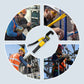 Herramienta de Engaste Hidráulico Manual para Terminales de Cable