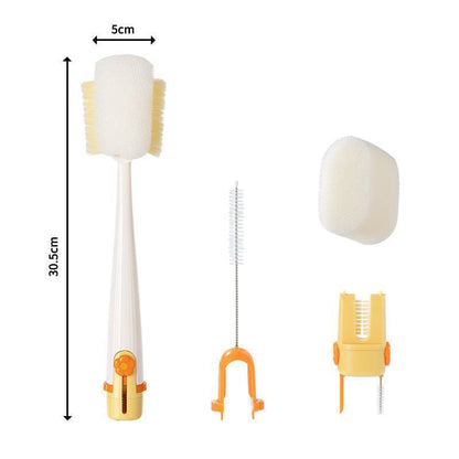 🧽✨ Cepillo limpiador 5 en 1 para botellas y popotes