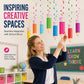 ✏️🔥 ¡50% DE DESCUENTO! Decoraciones Colgantes en Espiral con Diseño de Lápices de Colores – Fondo Escolar· Agradecimiento al Profesor y Celebración en el Aula ✨