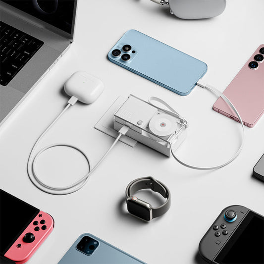 🎉 Venta 2026 — ¡Más de 32.000 vendidos! 🔋 Batería Portátil 3 en 1 de Carga Rápida – Cable Integrado· Compacta· Sin buscar cargadores – ¡Conecta y listo! ✨