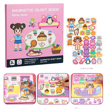 🧩 ¡50% DE DESCUENTO! 👦 Libro Magnético de Escenas para Niños – Escenas plegables con puzzles magnéticos y educativos – Estimula la creatividad y el aprendizaje para niños y niñas ✨