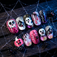📢📢 ¡50% DE DESCUENTO! ⏰ 30 uds. 🎃 Set de Uñas Postizas de Halloween