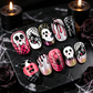 📢📢 ¡50% DE DESCUENTO! ⏰ 30 uds. 🎃 Set de Uñas Postizas de Halloween