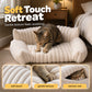 🐾✨ ¡50% OFF! 🐱🐶 Cama Sofá para Mascotas – Ultra Cómoda, Bordes Elevados y Felpa Acanalada Super Suave. ¡Más de 11.382 Mascotas Felices Durmiendo con Estilo! ✨