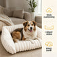 🐾✨ ¡50% OFF! 🐱🐶 Cama Sofá para Mascotas – Ultra Cómoda, Bordes Elevados y Felpa Acanalada Super Suave. ¡Más de 11.382 Mascotas Felices Durmiendo con Estilo! ✨