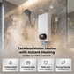 Calentador de Agua Eléctrico Instantáneo Compacto y Seguro