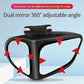 Espejo de Punto Ciego de Doble Lente Ajustable 360°
