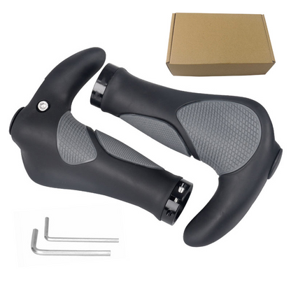 🚴 ¡OFERTA LIMITADA 50% OFF! ✨ Puños Ergonómicos para Bicicleta — TPR Antideslizante· Bloqueo Seguro· Ajuste Universal