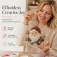 🎄 Kit de Arte con Diamantes Navideños – Adornos Colgantes DIY Brillantes para Puerta· Ventana y Pared