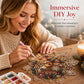 🎄 Kit de Arte con Diamantes Navideños – Adornos Colgantes DIY Brillantes para Puerta· Ventana y Pared
