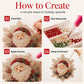 🎄 Kit de Arte con Diamantes Navideños – Adornos Colgantes DIY Brillantes para Puerta· Ventana y Pared
