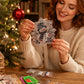 🎄 Kit de Arte con Diamantes Navideños – Adornos Colgantes DIY Brillantes para Puerta· Ventana y Pared