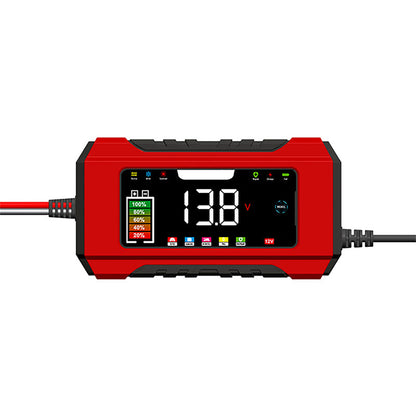 Cargador Inteligente de Batería de Coche 12V 6A con Pantalla LCD