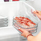 🍱¡50% DE DESCUENTO! 👀 Recipiente Transparente para Nevera con Tapa – Visibilidad Total· Diseño Apilable y 3 Opciones de Tamaño – Organiza tu Nevera Sin Esfuerzo ✨
