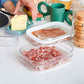 🍱¡50% DE DESCUENTO! 👀 Recipiente Transparente para Nevera con Tapa – Visibilidad Total· Diseño Apilable y 3 Opciones de Tamaño – Organiza tu Nevera Sin Esfuerzo ✨