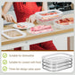 🍱¡50% DE DESCUENTO! 👀 Recipiente Transparente para Nevera con Tapa – Visibilidad Total· Diseño Apilable y 3 Opciones de Tamaño – Organiza tu Nevera Sin Esfuerzo ✨