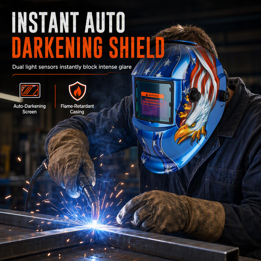 📢50% OFF !! 💥Casco de Soldar con Oscurecimiento Automático – Solar· para TIG/MIG y protección completa ✨