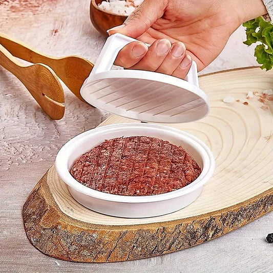 🍔 ¡COMPRA 1 Y LLEVA 2 GRATIS! ✨ Prensa para Hamburguesas – Hamburguesas uniformes· plato escurridor de grasa y mango antideslizante ✨