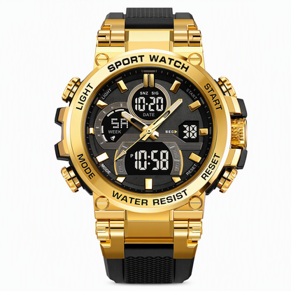 ⏳ Oferta por tiempo limitado ⏰ Reloj deportivo de estilo táctico · Doble indicación analógica y digital · 5 ATM