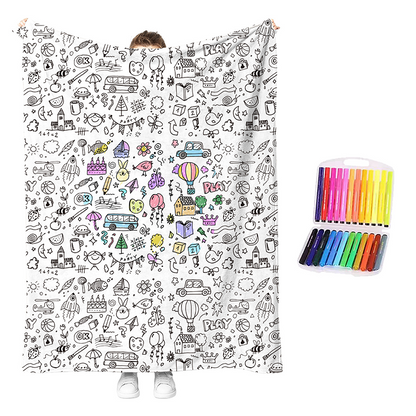 Kit de Manta para Colorear Creativa y Acogedora