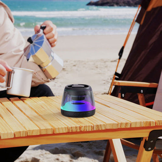 Altavoz Bluetooth Mini Magnético con Luz RGB