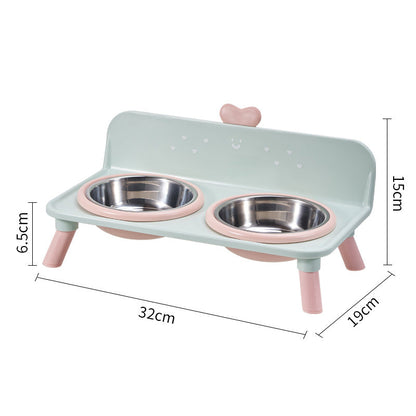 🐾  Tiempo limitado 50% de descuento 🍽️  Dos cuencos elevados para mascotas — desmontables, ergonómicos, compatibles con el cuello