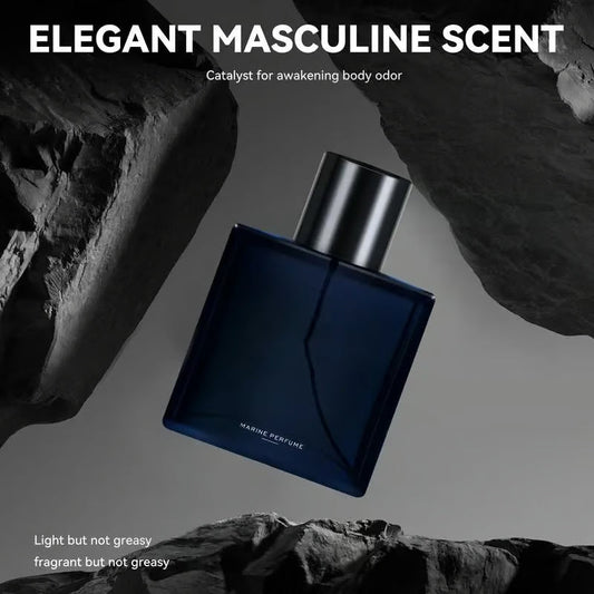 🎁 Idea de Regalo ¡50% DE DESCUENTO! 💗 Perfume Marina Natural de Larga Duración para Hombre