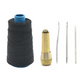 🧵 ¡Ahorra un 50%! Kit de lezna para coser cuero · Mango de cobre · 3 o 4 agujas e hilo encerado