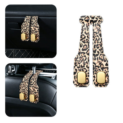 Gancho Organizador Doble Uso para Coche – Colgador de Bolsos para Reposacabezas y Guantera