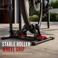 Soporte Plegable para Bicicleta | Doble Barra en U | Aparcamiento Vertical para Bici de Ruta y Montaña