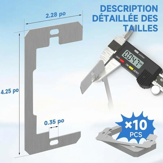 🔌 ¡50% DE DESCUENTO! 🛠️ Separador para Placa de Pared – Ajuste al Ras & Lotes de 5 a 100 ✨