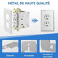 🔌 ¡50% DE DESCUENTO! 🛠️ Separador para Placa de Pared – Ajuste al Ras & Lotes de 5 a 100 ✨
