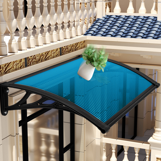 ⏳ ¡Oferta por tiempo limitado! Marquesina de exterior para puertas y ventanas · 60 × 80 cm 🌧️