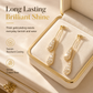 ✨ Pendientes convertibles con piedras brillantes en forma de gota · 1 par