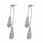 ✨ Pendientes convertibles con piedras brillantes en forma de gota · 1 par
